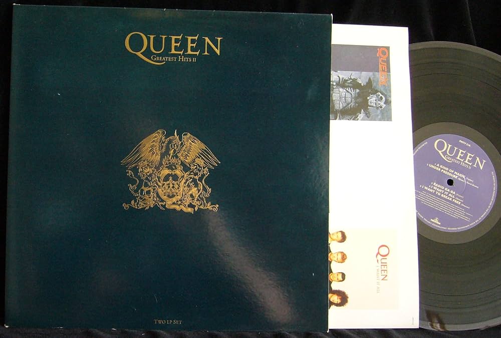 【UKオリジナル】クイーン　グレイテスト・ヒッツII 希少アナログ！！ Amazon.co.jp: Queen Greatest Hits II (LP) [Analog]: ミュージック